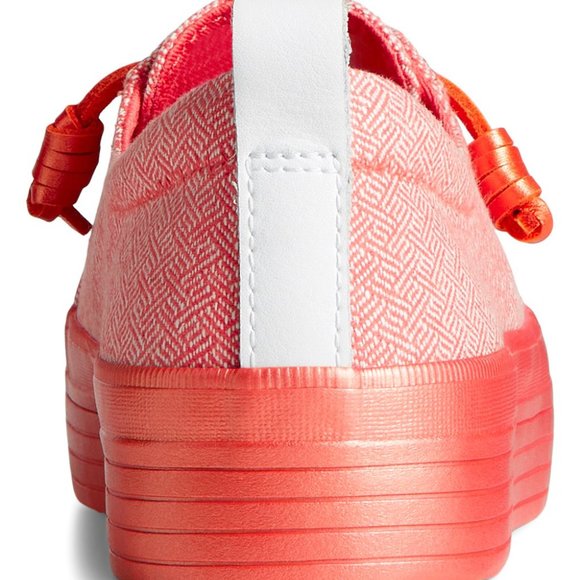 Sperry Metallic Pink Crest Vibe Platform Sneaker - Women 9.5 - Picture 6 of 12